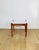 Wood Stool with Beige-Cream Seat from Edmund Homa, 1970s For Sale - Image 7 of 7