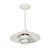 Mid-Century White & Orange Enamel Ph 4/3 Pendant Chandelier by Louis Poulsen For Sale - Image 9 of 12