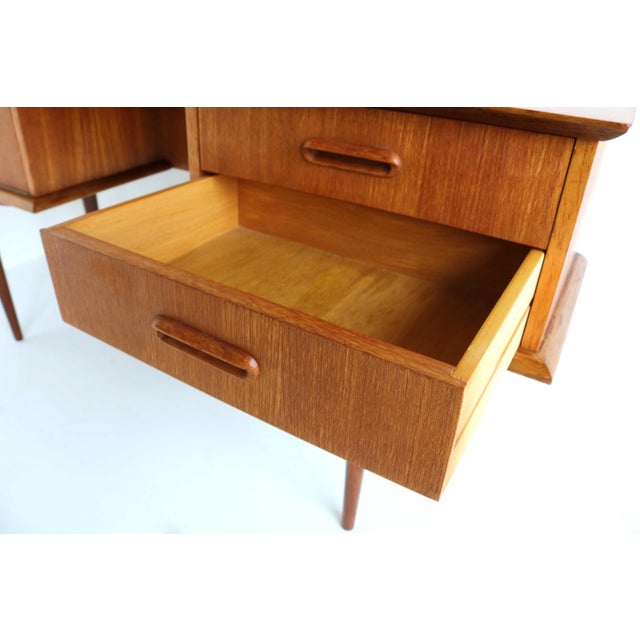 Teak Dressing Table with Mirror, 1960s For Sale - Image 3 of 17
