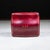 ABOUT An original vintage Italian trinket box, crafted from high-quality molded red calfskin leather. It features a...