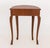 Wood Louis XV Style Demilune Walnut Console Table For Sale - Image 7 of 8