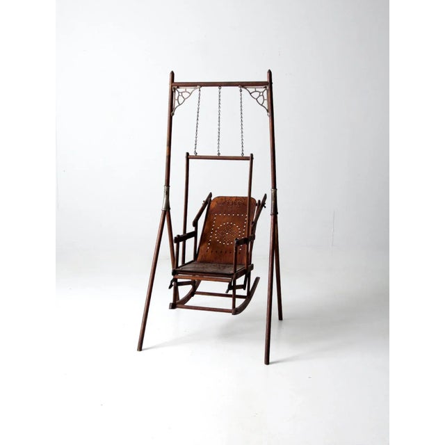 Victorian Decorative Swing Chair For Sale - Image 13 of 13