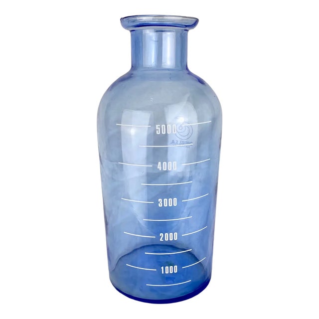 Laboratory Bottle in Crystal For Sale