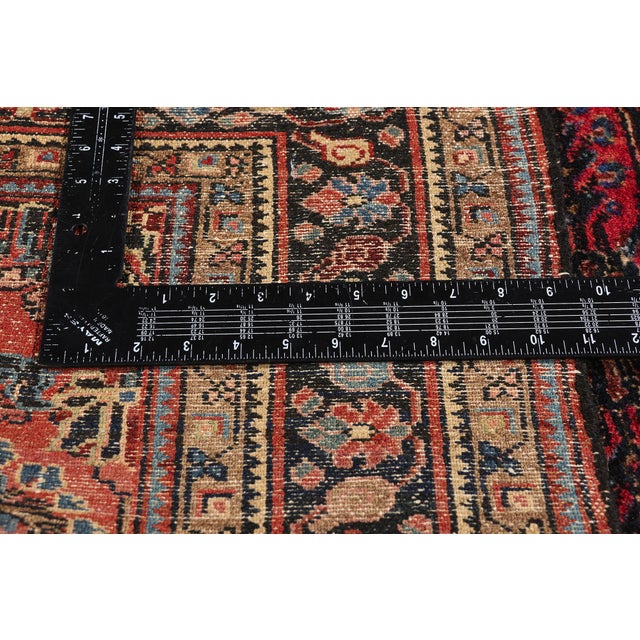 Textile Antique Persian Lilihan Rug, 03'05 X 05'00 For Sale - Image 7 of 10