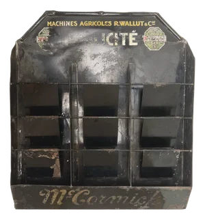 Small Antique Tole Storage Unit from Mc.Cormick, 1900s