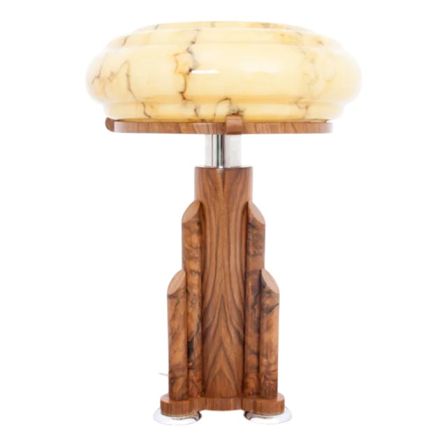 Art Deco Lamp, Poland, 1950s For Sale