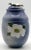 Jim Tripp Blue Stoneware Lidded Jar With Applied Floral Finial Signed 2008 For Sale - Image 4 of 8