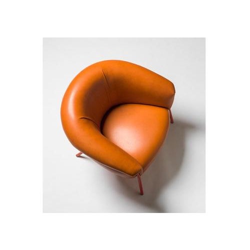 Fabric Upholstered and Iron Grasso Lounge Chair by Stephen Burks for BD, 2018 For Sale - Image 9 of 18