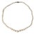 Pearl Choker Necklace 14kt Gold Clasp, Circa Mid-20th Century For Sale