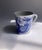 Leningrad Porcelain Factory Blue & White Hand Painted Handled Mug, C. 1980 For Sale - Image 15 of 15