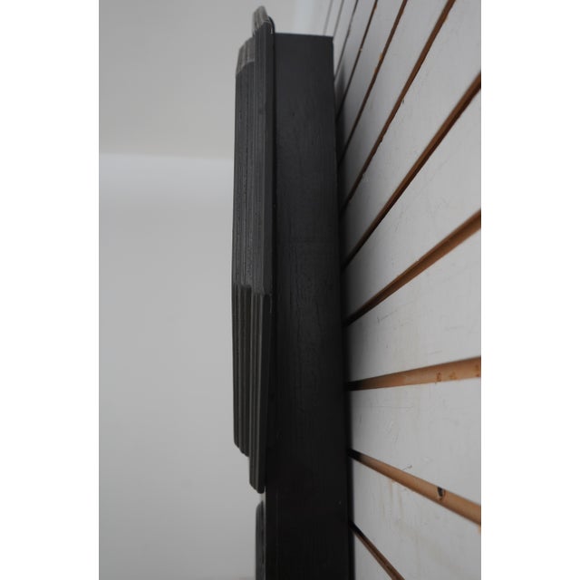 Chinoiserie Decorated Finish Electric Wall Clock For Sale - Image 11 of 12