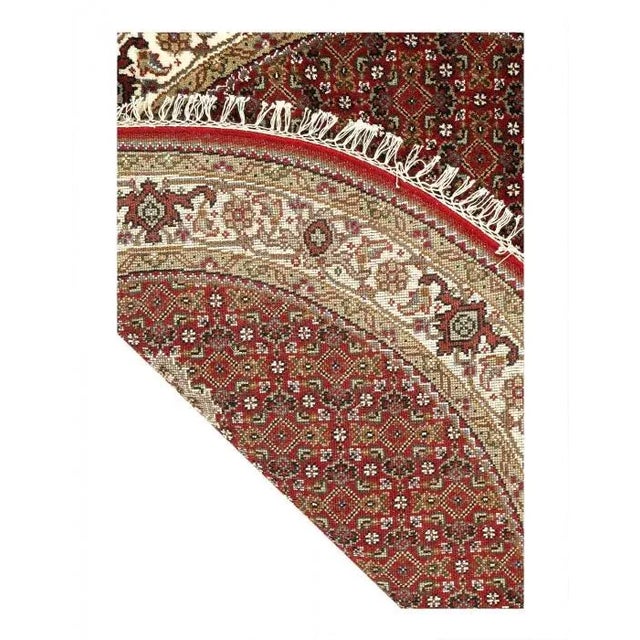 Traditional 2020s Pasargad Tabriz Mahi Design Silk & Wool Rug For Sale - Image 3 of 4