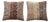 Faded Anatolian Rug Pillow Cover 24'' X 24'' - Set of Two For Sale