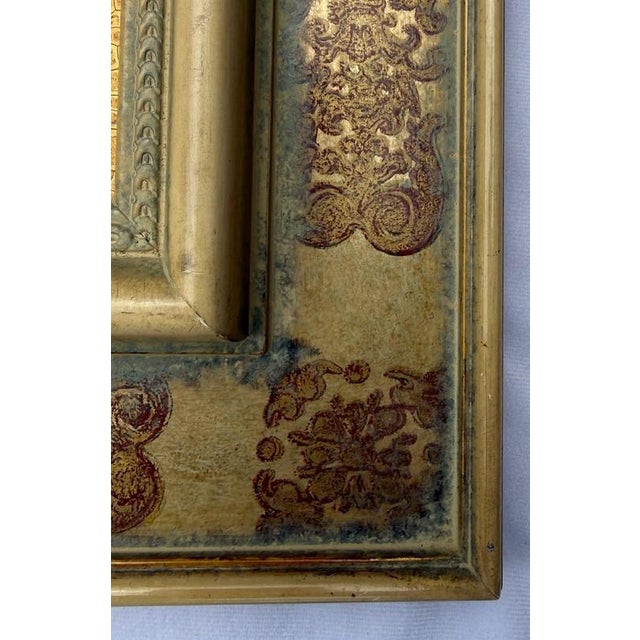 Edna Hibel "Young Manchu" Signed Mixed Media Artwork. Paint Embellished Lithograph on Porcelain Plaque. Custom Frame For Sale - Image 11 of 13