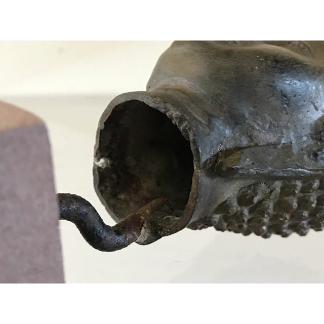 19/20th Century Thai Bronze Buddha Head For Sale - Image 10 of 12