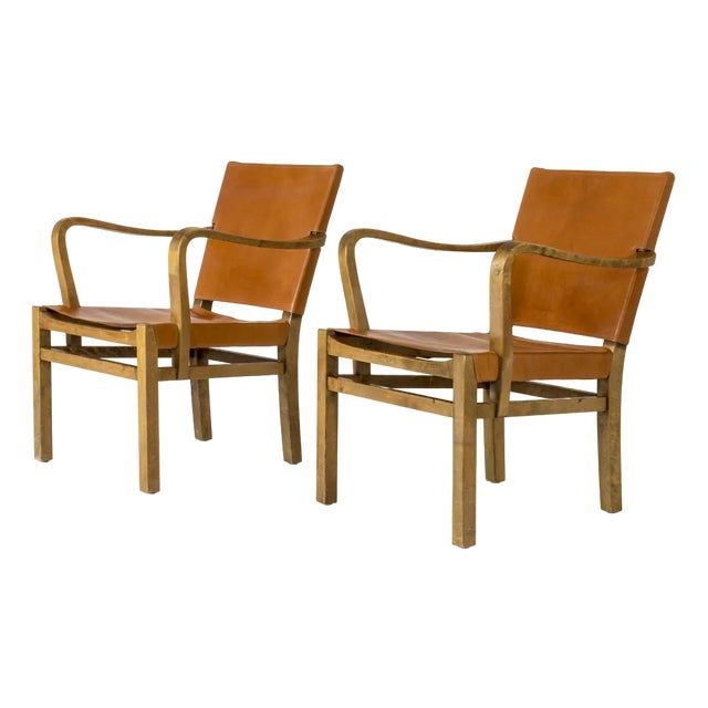 Set of Armchairs by Elias Svedberg, 1930s For Sale