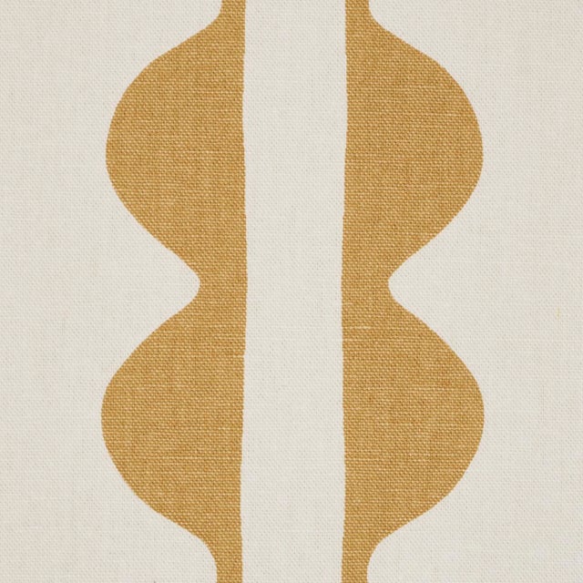 Contemporary Schumacher X Hadiya Williams Drift Fabric In Ginger For Sale - Image 3 of 5
