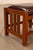 Wood Stickley Mission Collection Oak & Leather Ottoman Footstool For Sale - Image 7 of 18