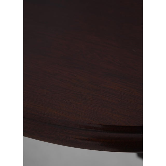 Wood Stickley 1 Drawer Oval Mahogany Lamp Table For Sale - Image 7 of 18