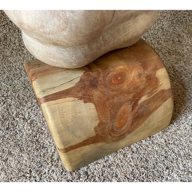 2020s Alabaster Sculpture of the Rattle of a Rattlesnake For Sale - Image 5 of 7