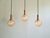 Metal Amber Bubble Glass Pendant Light by Helena Tynell for Glashütte Limburg, 1970s, Set of 3 For Sale - Image 7 of 18