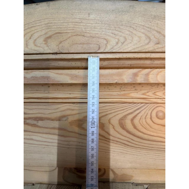 Farmhouse Cupboard in Softwood Pine Natural Wood, 1890s For Sale - Image 4 of 13