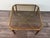 Mid-Century Modern Vintage Hollywood Regency Style Brass and Smoked Glass Coffee Table, 1970s For Sale - Image 3 of 17