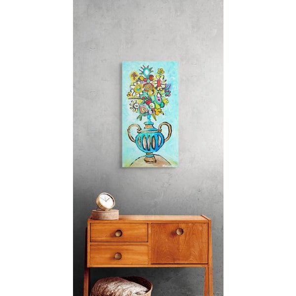 Floral Dream, Original Oil Painting For Sale - Image 4 of 6