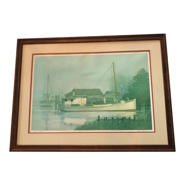 John M. Barber Original Hand Signed Artist Proof Print, Framed Chairish