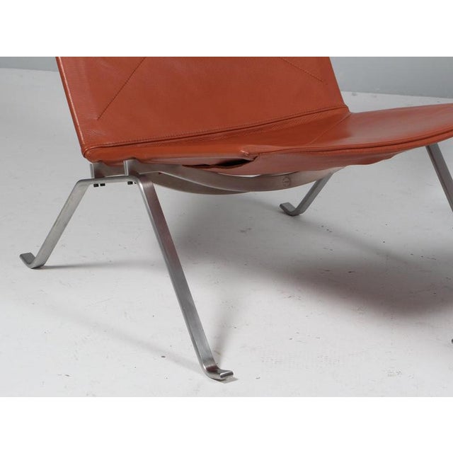 1980s PK22 Lounge Chairs by Poul Kjærholm for Fritz Hansen, 1983, Set of 2 For Sale - Image 5 of 10