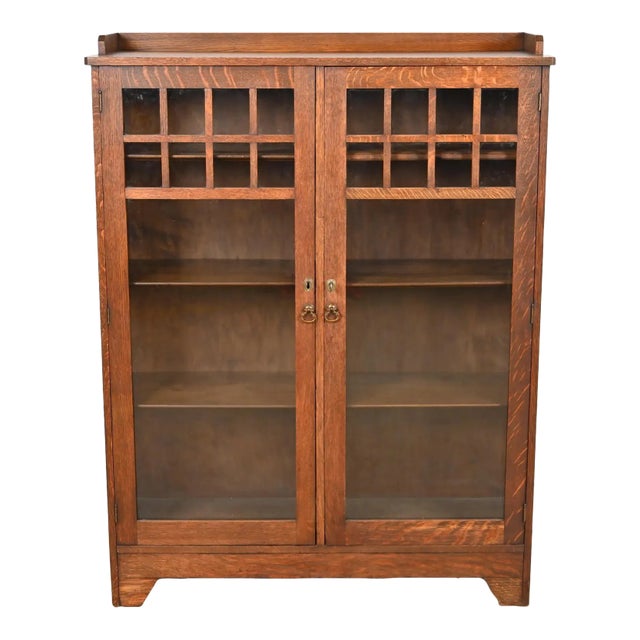 アンティーク家具　MISSION BOOKCASE UNIT Craftsman Mission Bookcase - Amish Direct Furniture