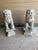 Monumental 34" Vintage Cast Statue/Sculpture Concrete Foo Dog Guardian Lions - A Pair For Sale In Boise - Image 6 of 6