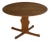 Mid-Century Modern Danish Round Dining Table in Oak with Two Extensions, 1960s For Sale