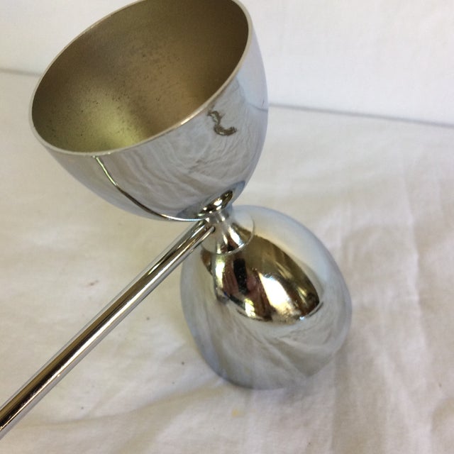 MidCentury Modern Chrome Over Brass Golf Club Jigger Chairish