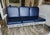Mid-Century Modern 6-Piece Vintage Faux Bamboo Greek Key Outdoor Patio Set For Sale - Image 3 of 18
