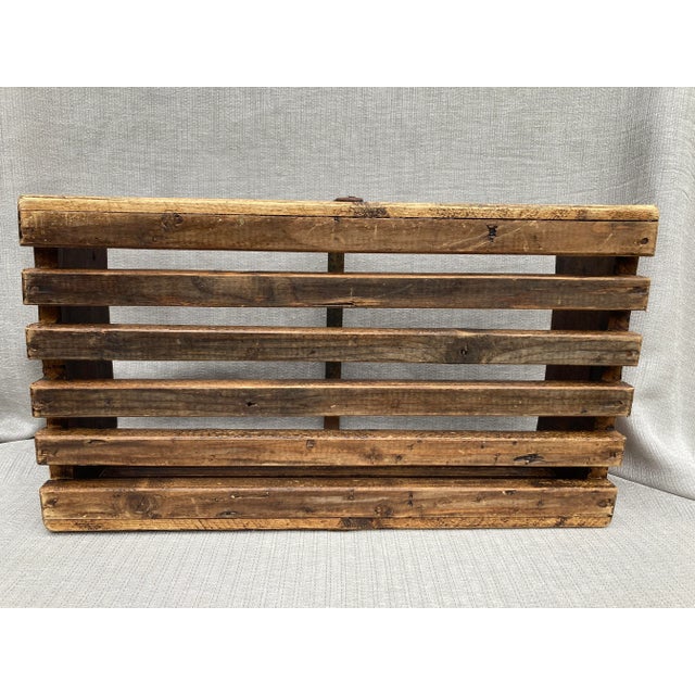 Vintage British Wood Slate and Metal Box Queen Sq London For Sale - Image 10 of 12