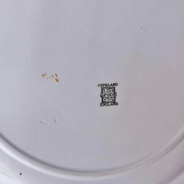 Printmaking Materials Spode "Field Sports" Polychrome Transferware Charger For Sale - Image 7 of 7