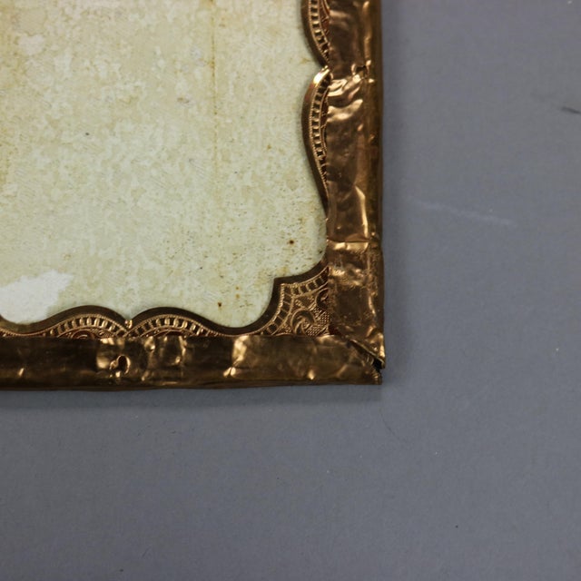 Antique Miniature Print of Woman & Child, Framed, 19thC Measures - 4.5"H x 3.5"W x .25"D