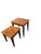 19.25 x 18 x 22/16 x 16 x 18. Great condition.minor ware. Some reflection from lighting. Please see photos as they are...