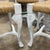 Alabaster 1980s Set of Four Italian Rush Seat Dining Chairs For Sale - Image 8 of 9