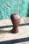 African Mid 20th Century Carved Wood Head Sculpture For Sale - Image 3 of 10