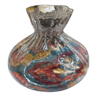 Mid-Century Vintage Handblown, Vase or Decanter For Sale