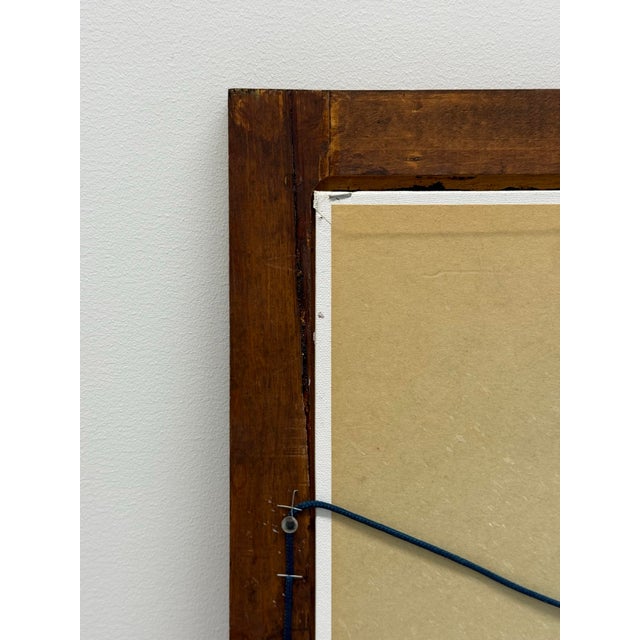 1970s Original Signed Abstract Floral Painting by Kathy Mabry For Sale - Image 10 of 11