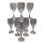 Mikasa Berkeley Crystal Water Goblets-Set of 11 For Sale