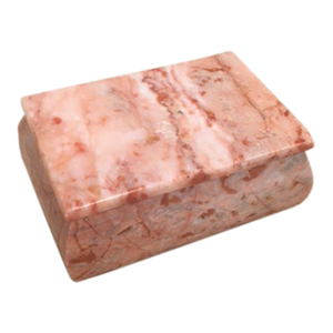 Mini Pink Marble Lidded Box