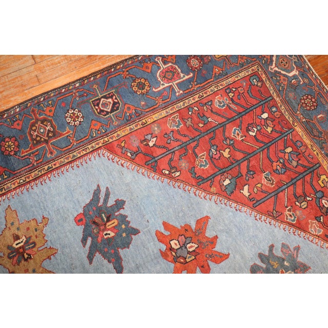 Dramatic Floral Persian Bakhtiari Rug no. j3160 For Sale - Image 12 of 12