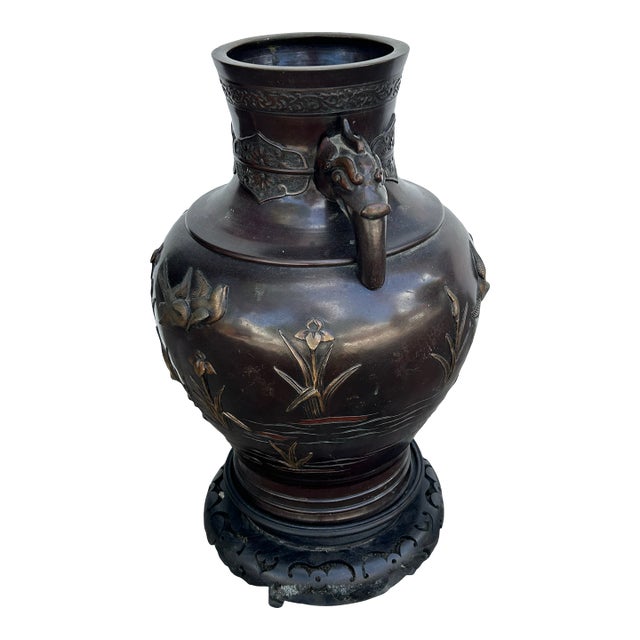 Large Meiji Japanese Vase. For Sale