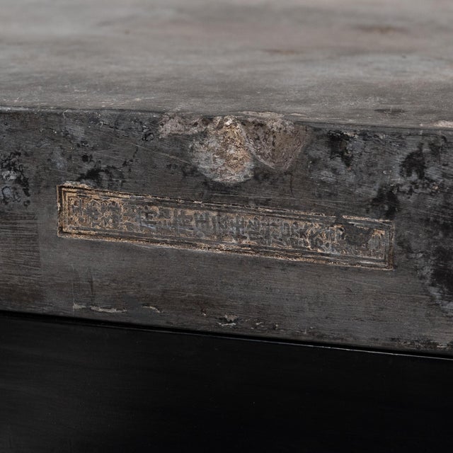 Early 19th Century Chinese Golden Brick Side Table, C. 1838 For Sale - Image 5 of 7