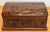 Farmhouse Vintage Distressed Wood Hinged Lid Box For Sale - Image 3 of 10