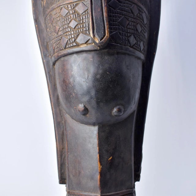 African Antique Wood Mask For Sale - Image 12 of 18